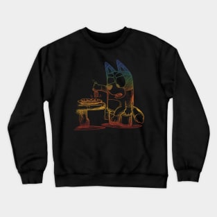 Retro Cute Eating Crewneck Sweatshirt